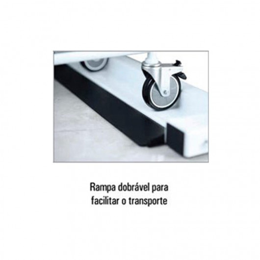 Balança profissional hospitalar para pesagem no leito MS-6000 Ottoboni	 - 4