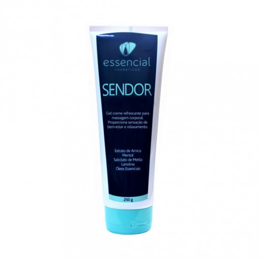 SENDOR Gel creme massageador corporal  250g Essencial 