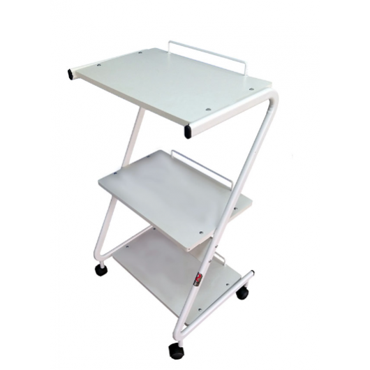 Carrinho Auxiliar em Z 3 Prateleiras em MDF - RAMSOR - 2