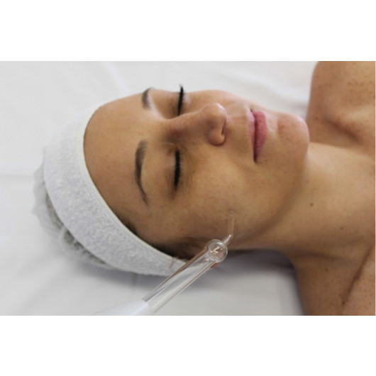 Combo - Alta Frequência HF Ibramed + Kit de Eletrodos - Tratamentos Faciais e Capilares - 3