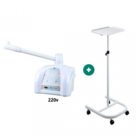 Combo Dermosteam 220v + Carrinho Auxiliar