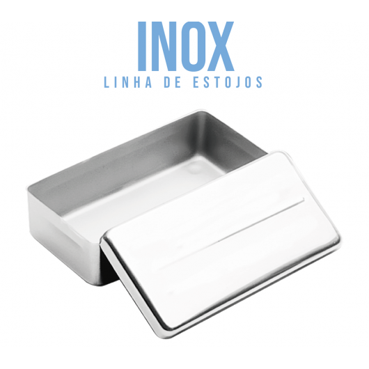 Estojo de Inox médio - Ideal para armazenar instrumentos para esterilização - 2