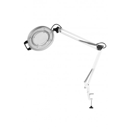 Lupa com iluminação em LED c/ apoio para Mesa Estek