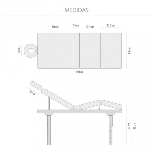 Maca Fixa Belatrix Legno  Preta - 3
