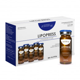 LIPOPRESS - Liporredutor - 5 Frascos de 8ml - Intradermoterapia Pressurizada - Smart GR