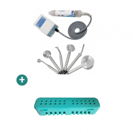 Combo Podologia - Alta Frequência HF Ibramed Para Podologia + Estojo para Esterilização Verde