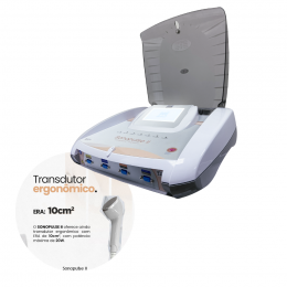 Sonopulse II Ibramed- Aparelho de  Ultrassom 1 MHz e 3 MHz + Terapia combinada (Russa, Polarizada, HVPS, Interferencial)