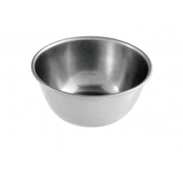 CUBA de Inox Redonda para Assepsia 340ml