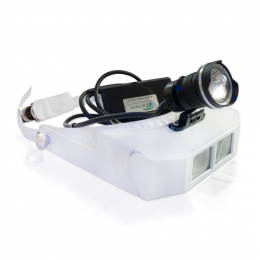 Lupa de Pala Com Fotóforo Power LED e Jogo de 3 Lentes Estek