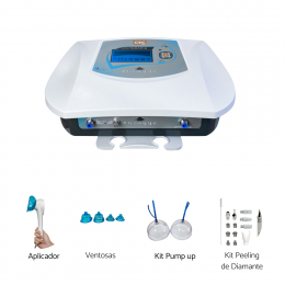 Plisagge CECBRA – Aparelho de Vacuoterapia Digital, Peeling de Diamante e Bronzeamento – Bivolt