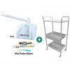 Combo Dermosteam 220v + Mini Probe Led Azul + Carrinho Auxiliar CF1 BB - 1