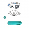 Combo Podologia - Alta Frequência HF Ibramed Para Podologia + Estojo para Esterilização Verde - 1