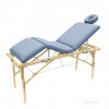 Maca Portátil Canopus azul claro - Mesa de Massagem Portátil de Madeira c/ 3 Posições Legno - 1