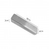 Estojo de Inox pequeno- Ideal para armazenar instrumentos para esterilização - 1